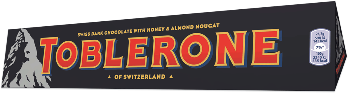 Toblerone Dark 360g - Toblerone Milk Chocolate 100g (1200x1200), Png Download