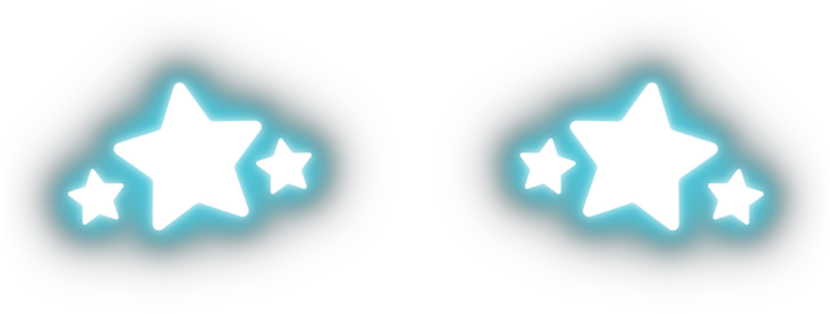 Visit - Neon Stars (2289x2289), Png Download