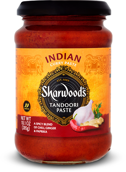 View Product - Sharwoods Indian Tandoori Curry Paste, Medium - 10.1 (408x556), Png Download