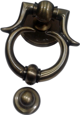 Door Knocker - 34mm - Ab - Door (500x500), Png Download