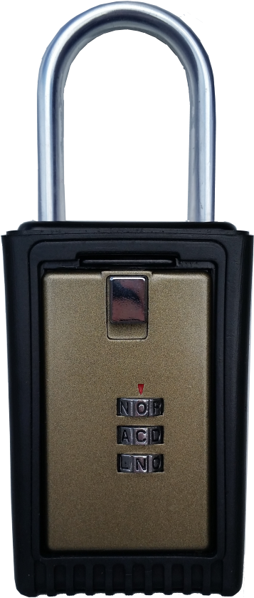 3-wheel Alpha Combination Lock Box - Security (689x1067), Png Download