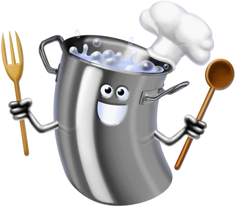 Full Color Decal Funny Pan Sticker, Colored Funny Pan (500x445), Png Download