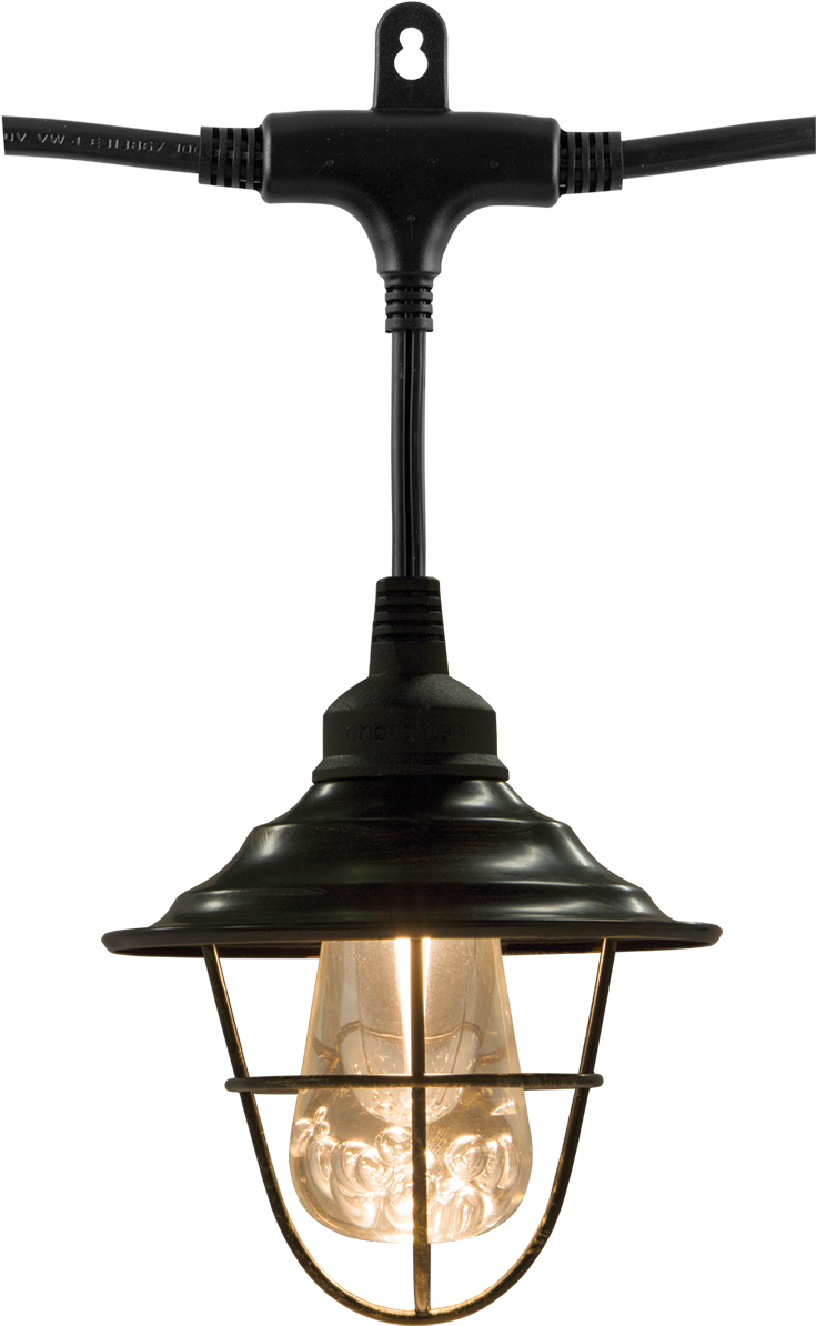 Enbrighten Café Oil-rubbed Bronze Cage Cafe Light Shade - Ceiling Fixture (1200x1200), Png Download