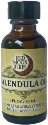 Calendula Herbal Oil Bottle For Skin And Lymph Health - Extract (303x479), Png Download