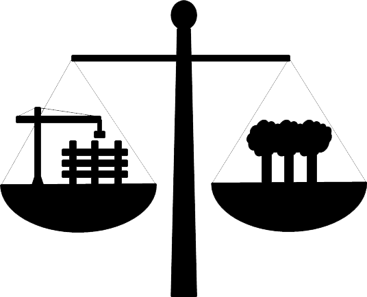 Equilibrio Homem Natureza - Equilibrio Entre O Homem E A Natureza (536x434), Png Download