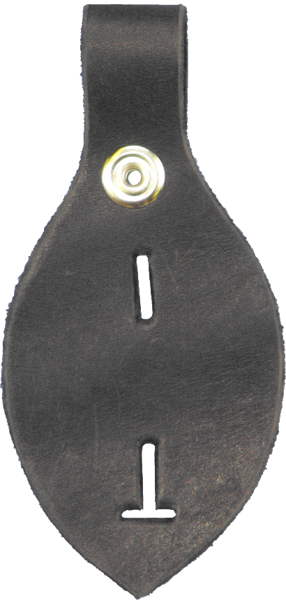Police Badge Holder - Leather (410x860), Png Download
