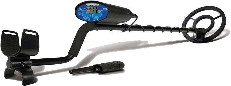 Bounty Hunter Qsigwp Quick Silver Metal Detector Review - Bounty Hunter Ss2 Sharpshooter Ii Metal Detector (800x310), Png Download