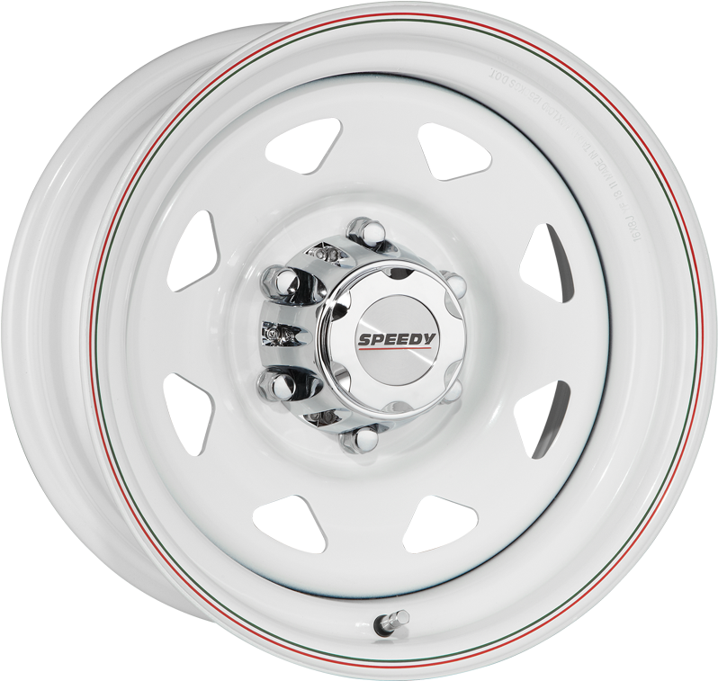 Desert Rat 2 White/red & Green Pinstripe - Speedy Wheels Desert Rat 2 (800x800), Png Download