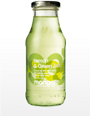 Bebida De Té Verde, Manzana Y Limón - Mangajo Lemon & Green Tea (250ml) (307x409), Png Download