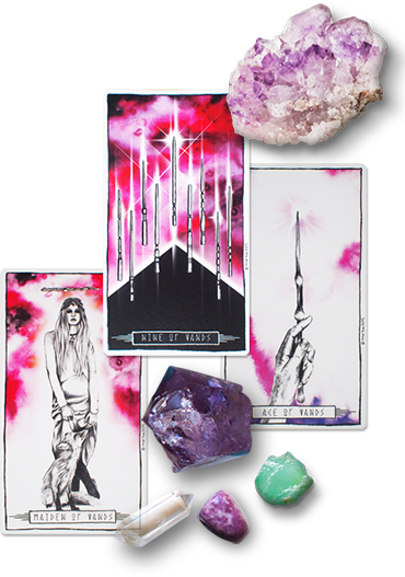 What Do The Wands Tarot Cards Mean In A Reading - Peony (370x527), Png Download