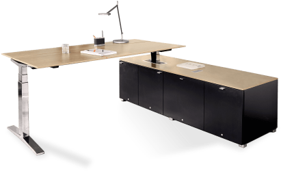 Table - Management - Computer Desk (540x372), Png Download