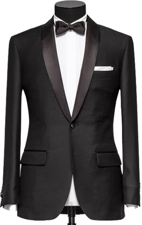 The Groomsmen - Black Tuxedo Png (293x465), Png Download