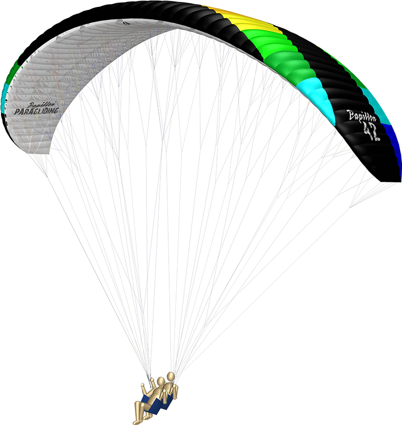 Description - Powered Paragliding (1024x889), Png Download