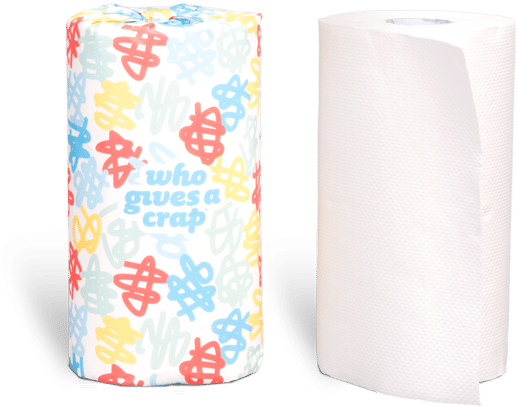 Forest Friendly Paper Towels - Gives A Crap Paper Towel (600x435), Png Download