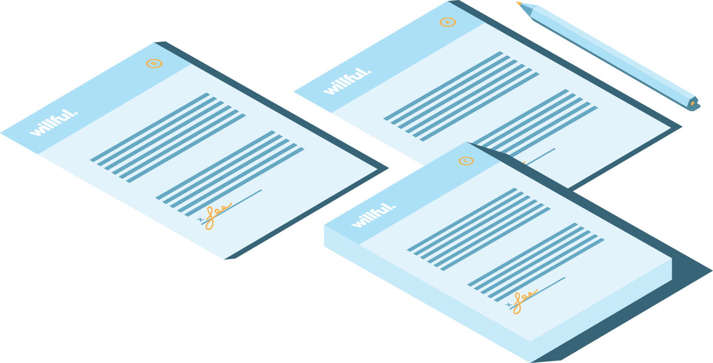 Scattered Papers - Paper (1417x723), Png Download