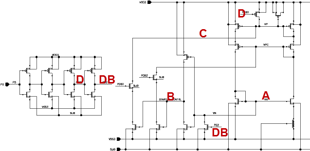 Biasing Circuit Oscillating During Startup/powerup - Diagram (639x319), Png Download