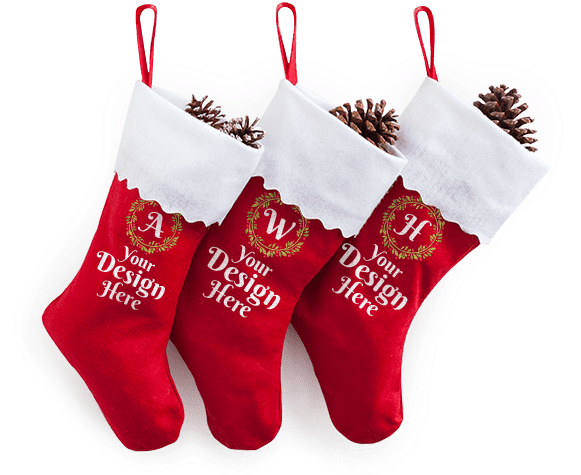 Christmas Stockings - Stockings Christmas Png Transparent (650x484), Png Download