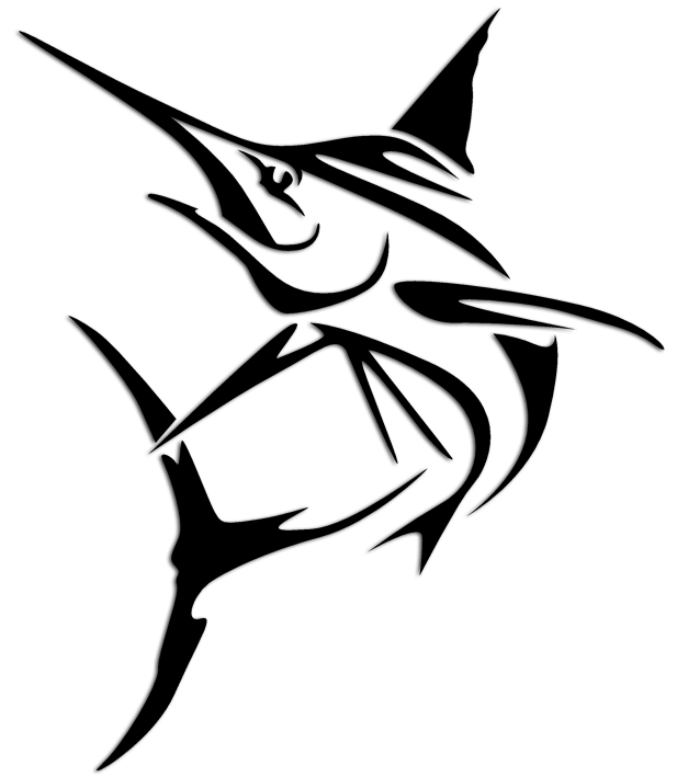Ftestickers Sticker - Marlin Silhouette (617x708), Png Download