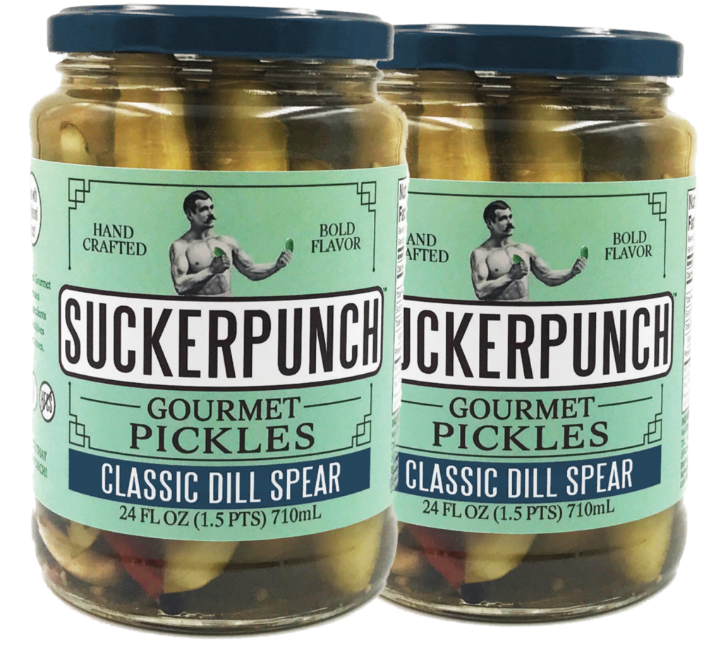 Sucker Punch Pickles - Suckerpunch Gourmet Salsa, Green Tomato, Hot - 16 Fl (1024x980), Png Download