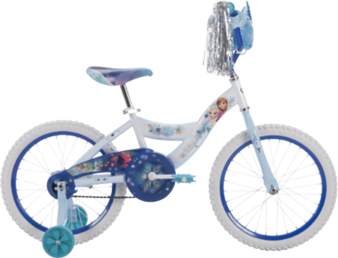 Disney Frozen Girls' Bike - Bicycle (820x648), Png Download