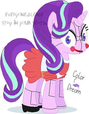 Fnap Sister Location Star - Five Nights At Pinkie's Sister Location (310x398), Png Download