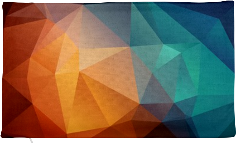 Premium Pillow Case - Triangle (1000x1000), Png Download