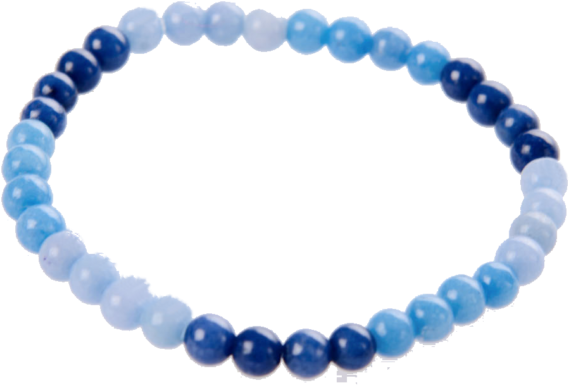 Pulseira Pedras Azul - Bracelet (600x840), Png Download