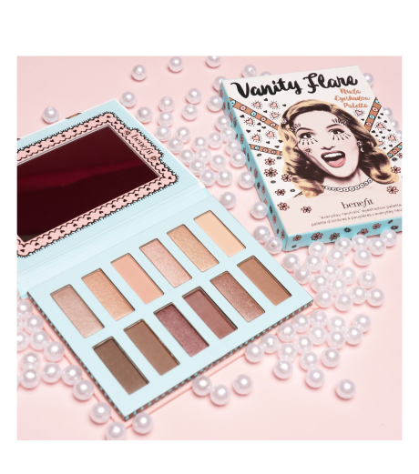 Benefit Cosmetics - Benefit Vanity Flare Nude Eyeshadow Palette (460x521), Png Download