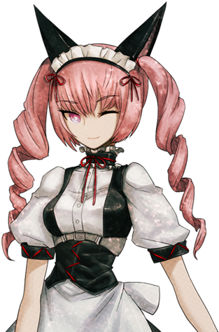 Steins - Gate - Faris Nyannyan (371x480), Png Download