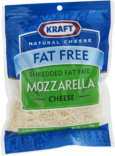 Kraft Natural Shredded Cheese, Low-moisture, Whole (600x600), Png Download