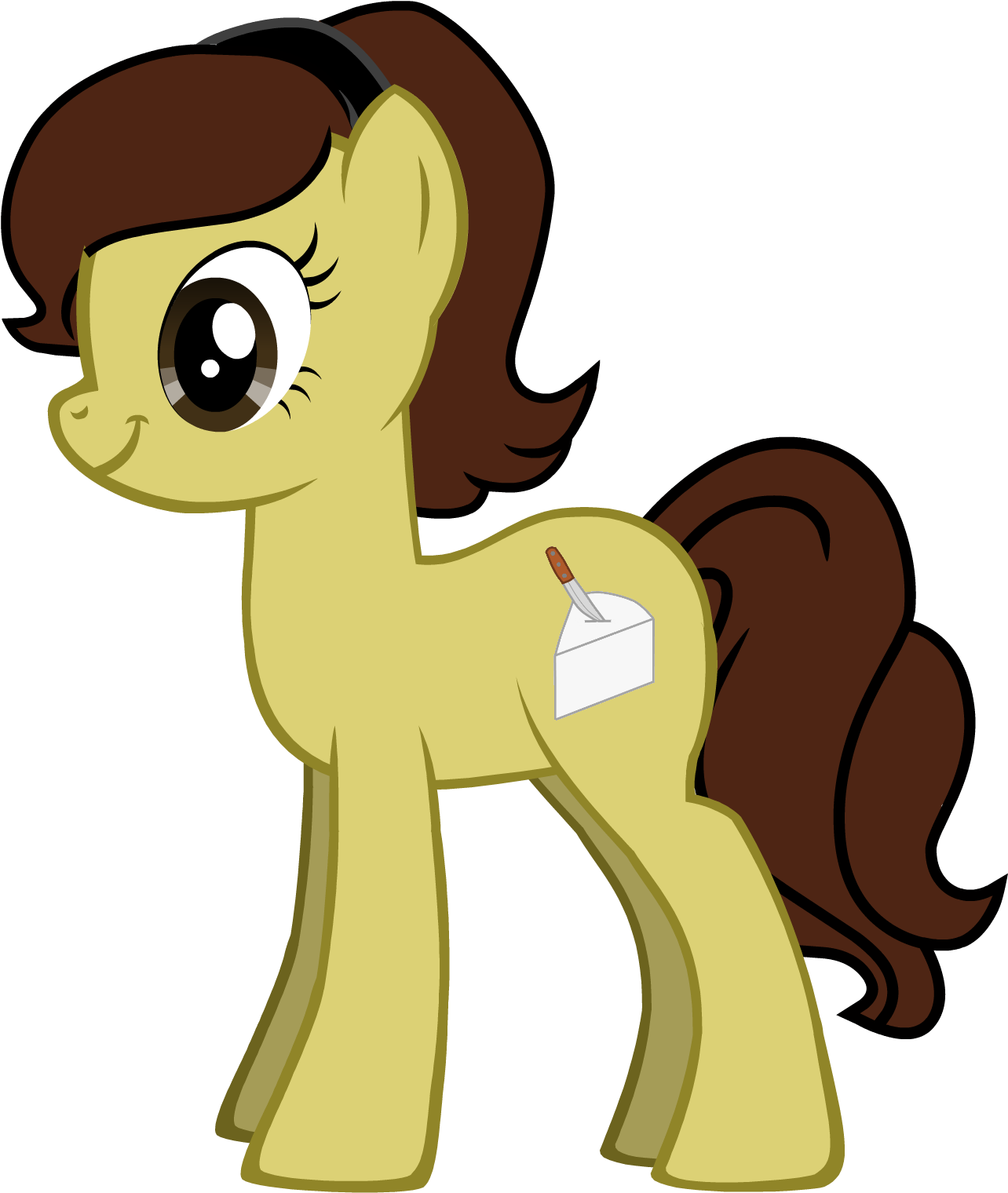 Mozzarella - My Little Pony Basis Pony Creator (1302x1589), Png Download