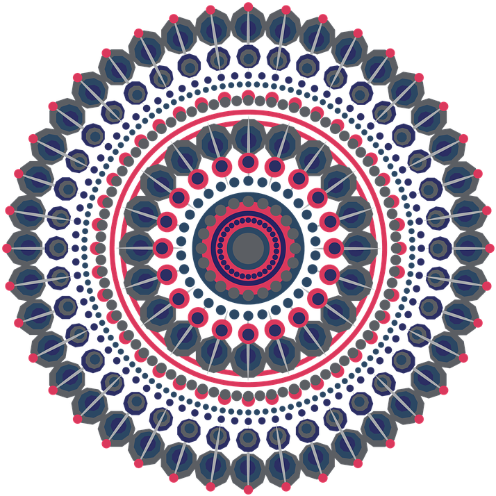 Mandala, Design, Geometric, Pattern, Texture, Colorful - Transparent Images Circle Design (720x720), Png Download