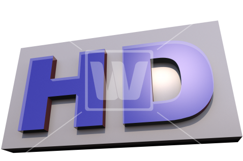 Hd 3d Icon - Hd Logo Png 3d (550x366), Png Download