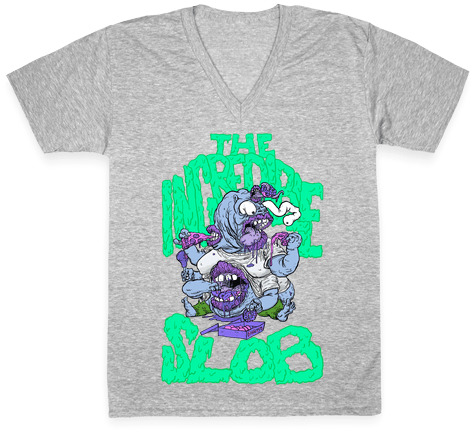 The Incredible Slob V-neck Tee Shirt - Im Not Tsundere Baka Shirt (484x484), Png Download