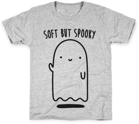 Soft But Spooky Ghost Kids T-shirt - If You Believe In Telekinesis Please Raise My Hand (484x484), Png Download