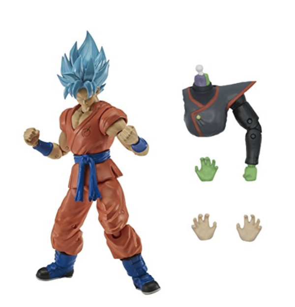 Dragon Ball Super Dragon Star Figure Action, Blue Goku - Dragon Ball Super Dragon Stars (599x800), Png Download