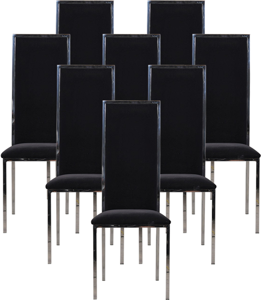 Viyet Designer Furniture Seating Vintage Chromed Steel - Chair (1200x1200), Png Download