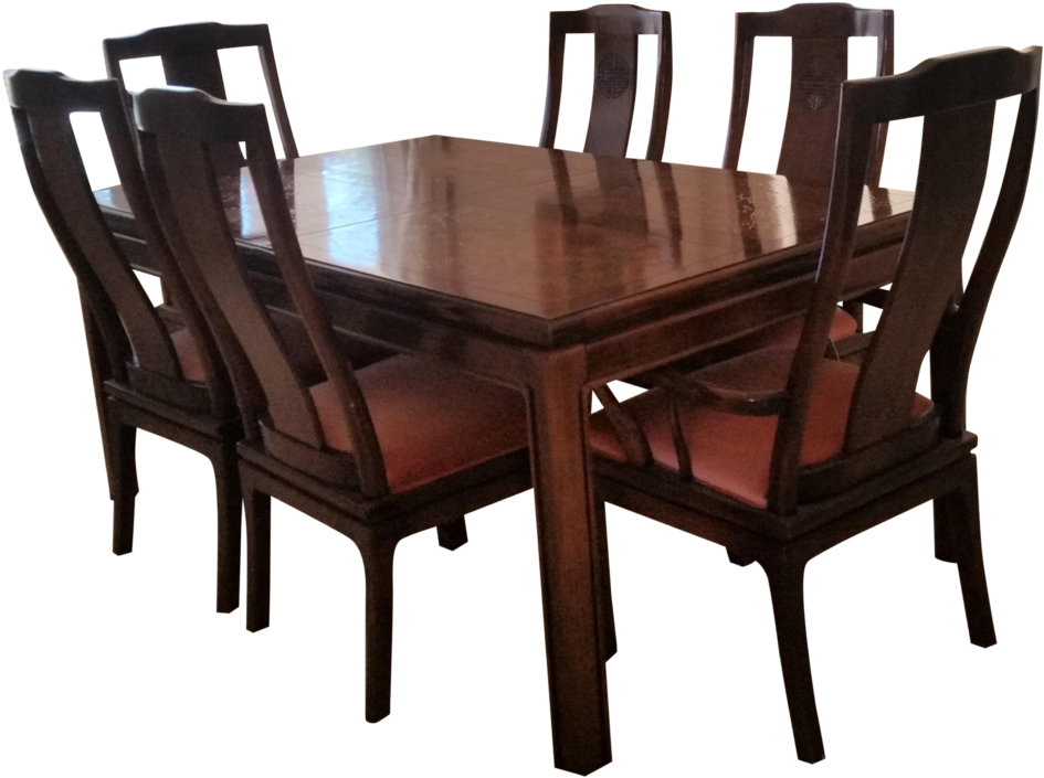 Vintage Bernhardt Dining Room Furniture - Dining Room (1024x781), Png Download