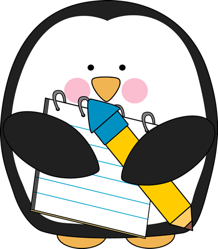Clipart - Sailor Penguin - School Penguin Clip Art (438x500), Png Download