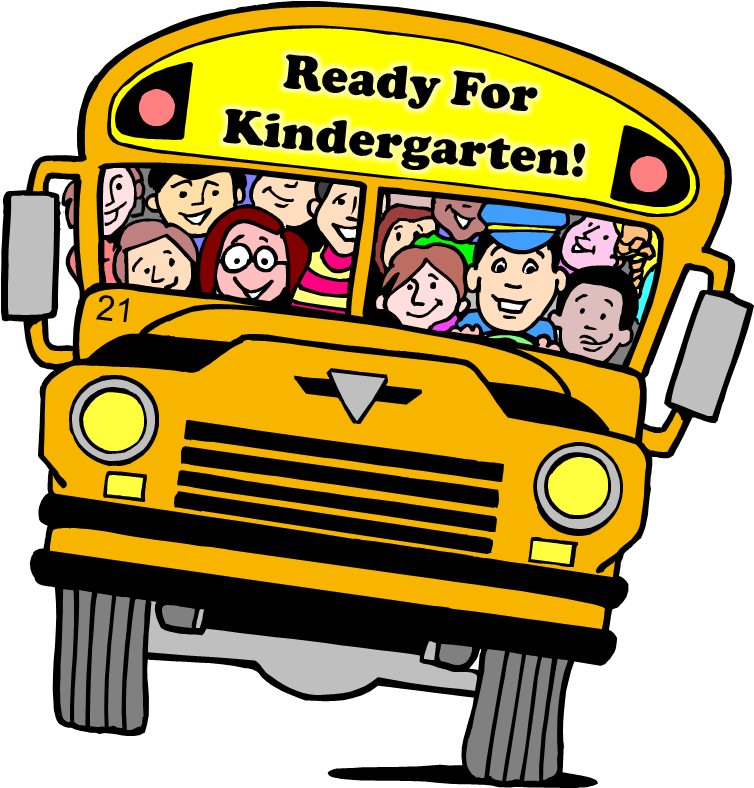 Back To School Clipart Kindergarten - School Bus (768x819), Png Download