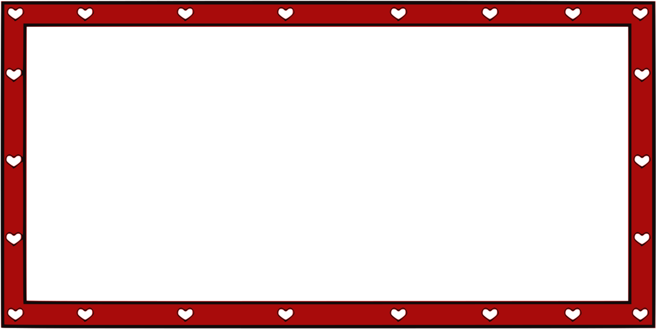 Borders And Frames Computer Icons Art Drawing - Valentine Frame Clipart (1498x750), Png Download