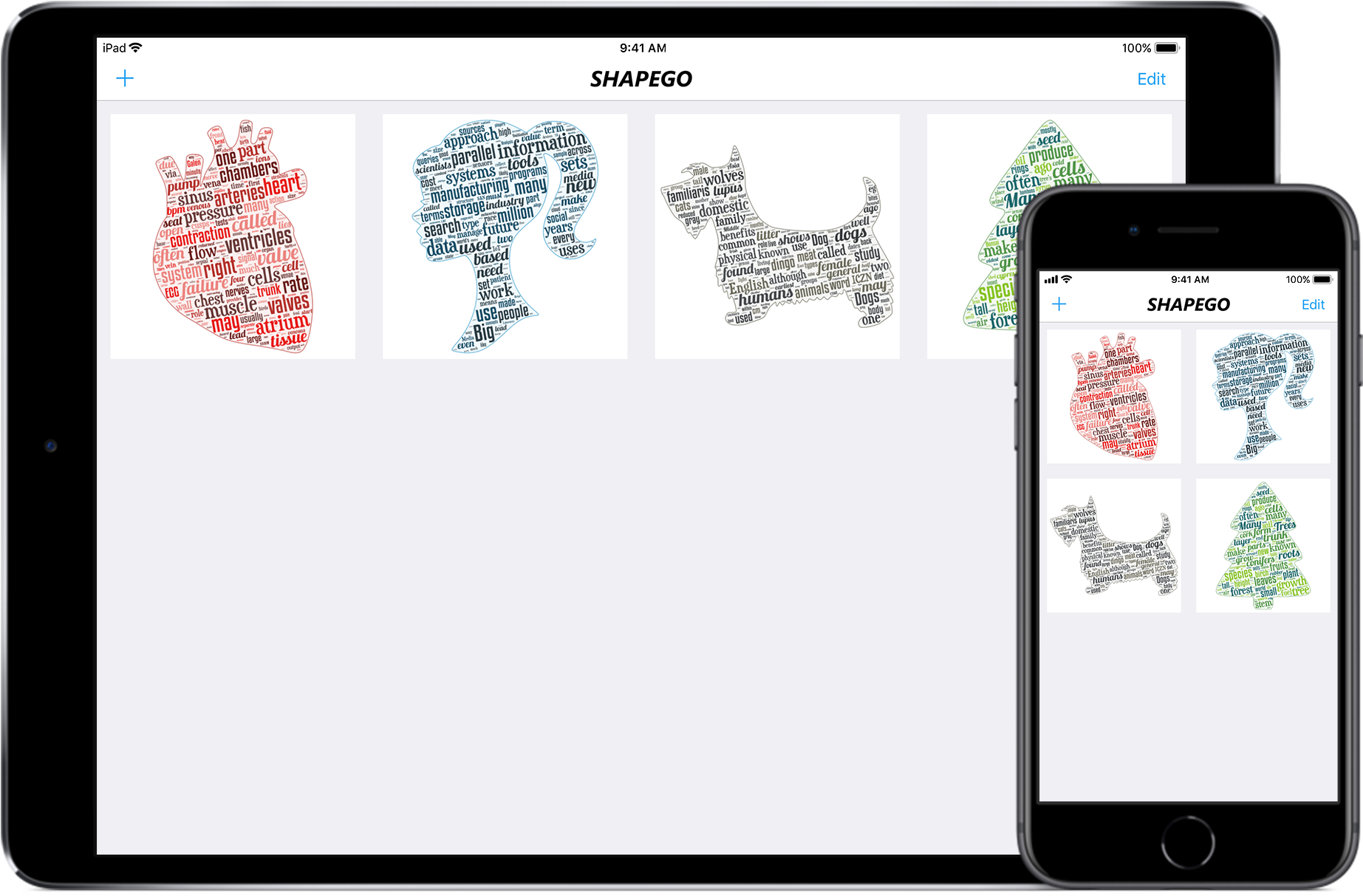 Edit Icon Then Select The Word Cloud That You Want - Iphone (2048x1574), Png Download