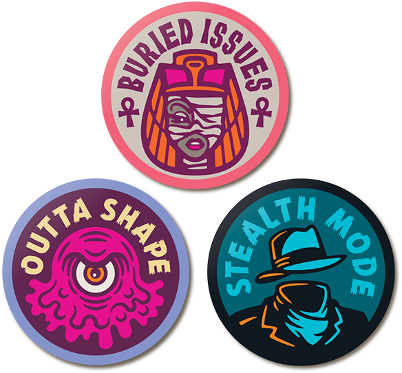 Campycreatures Sticker Pack 3 (600x800), Png Download