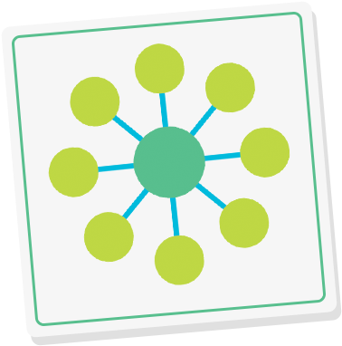 Bubble Map - Icon (379x400), Png Download