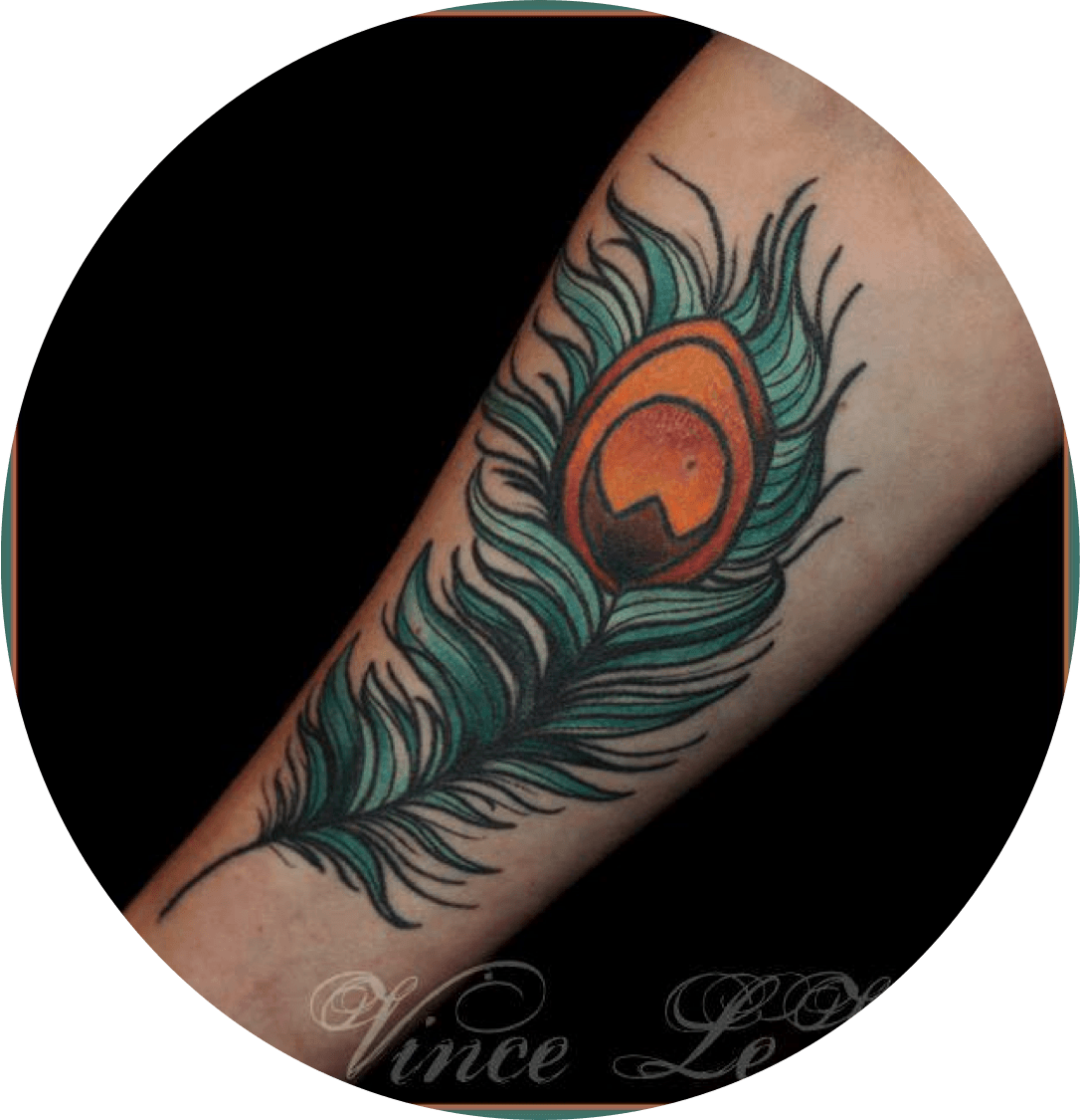 Plume Asphalt Vince - Temporary Tattoo (1086x1125), Png Download