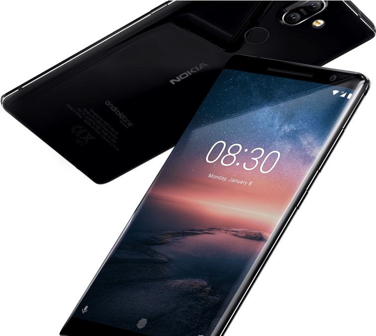 Three New Nokia Smartphones Now Available In South - Nokia 8 Sirocco (1080x675), Png Download