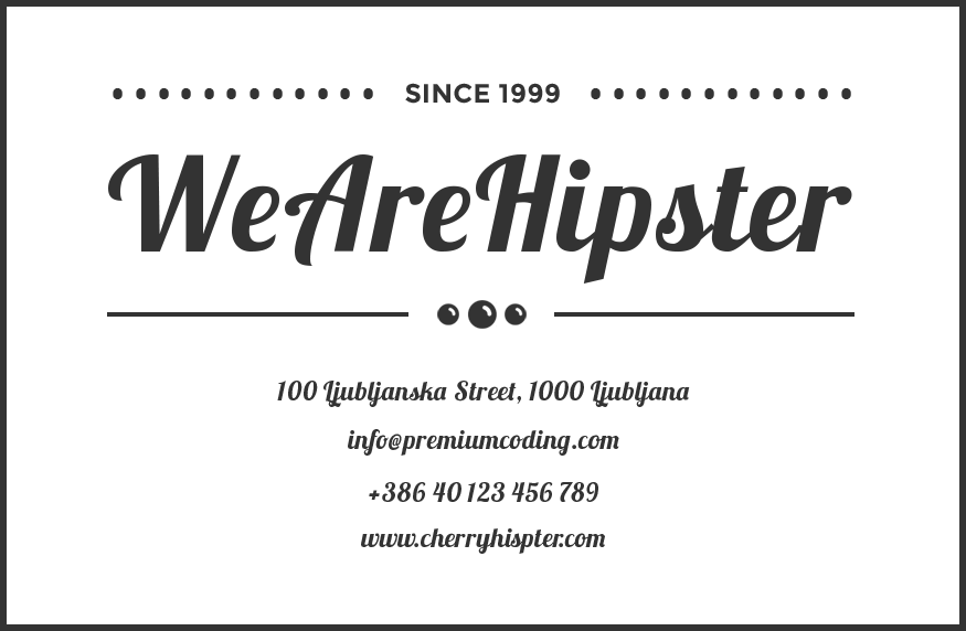 875 × 572 In Hipster Logo Footer - Lobster Font (875x572), Png Download