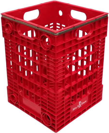 5 Gallon Bottled Water Crate - 5 Gallon Bottle Crate (516x627), Png Download