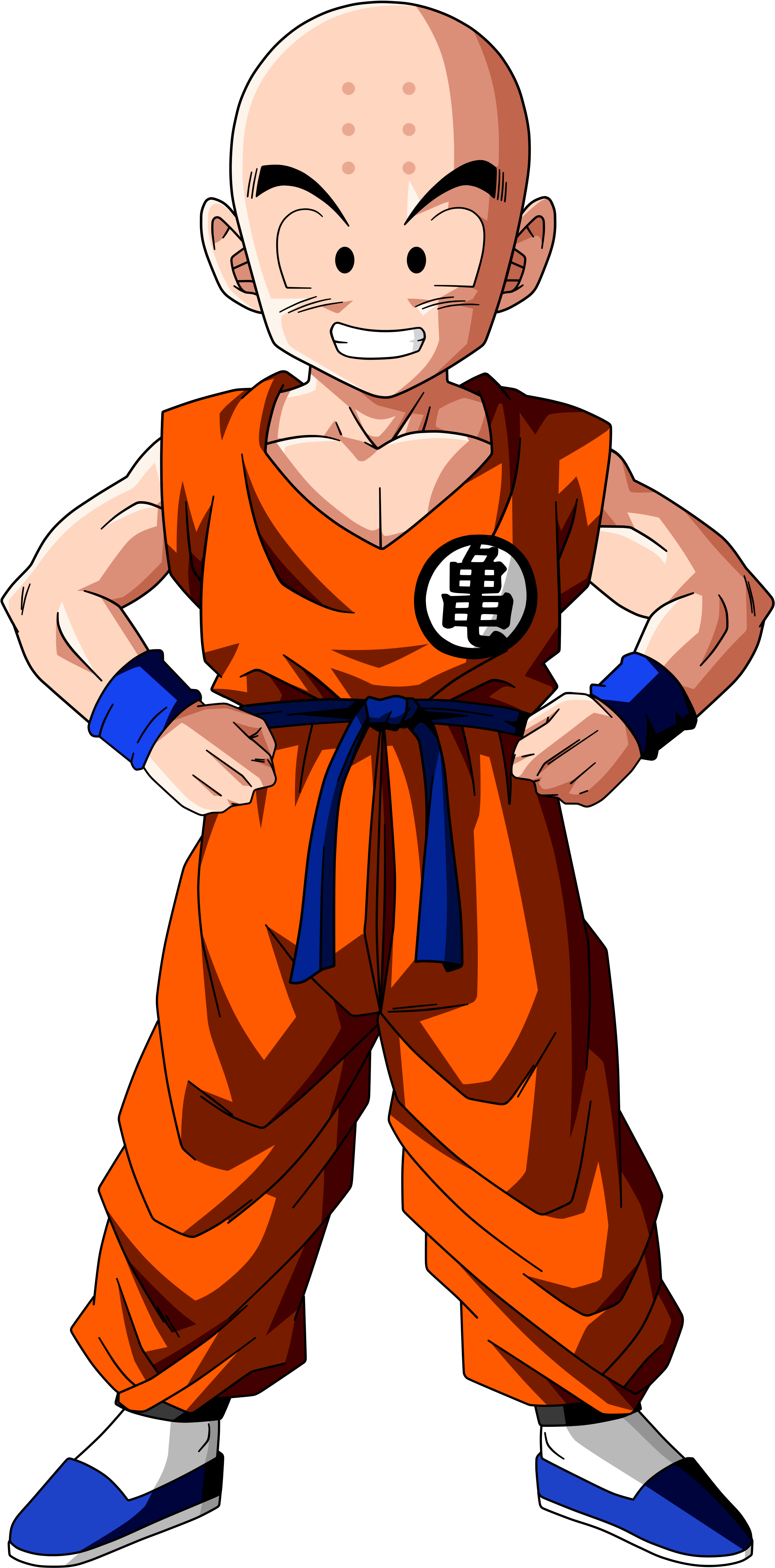 Krilin Dragon Ball Z - Imagenes De Dragon Ball Z Krilin (3416x5901), Png Download
