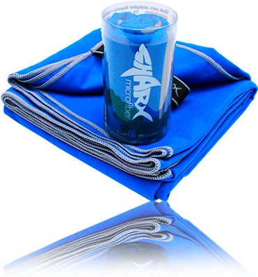 Toallas De Microfibra Sharx Azul Bote1 - Bag (400x400), Png Download